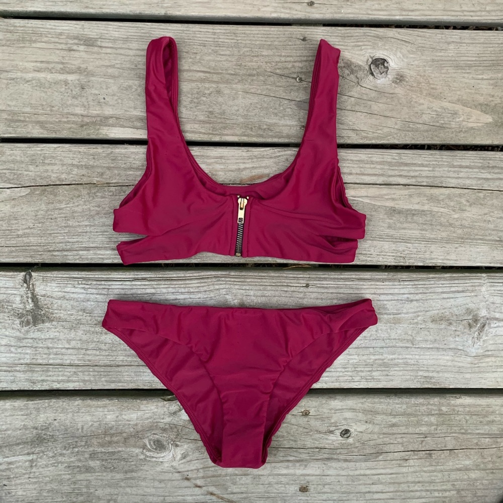 Wine colored Lovers and Friends Bikini